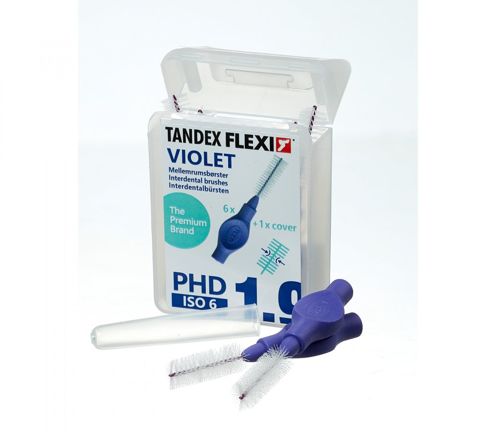 Tandex Flexi mezizubní kartáčky 1,9mm (fialové), 6ks