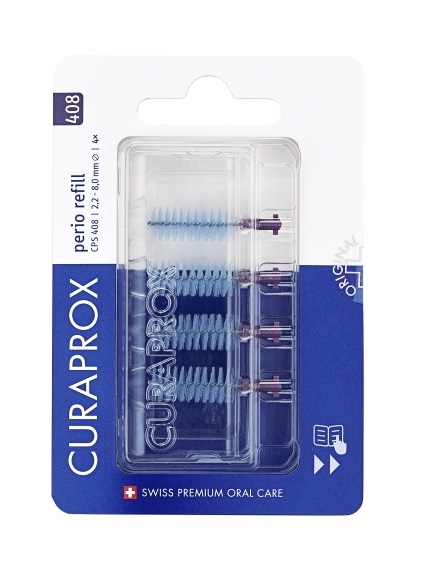 Curaprox CPS 408 Perio REFILL mezizubní kartáčky , 4ks (blistr)