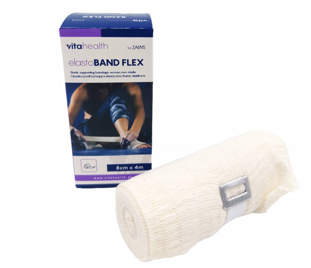 Elastický obvaz elastoBAND FLEX, 8cm x 4m