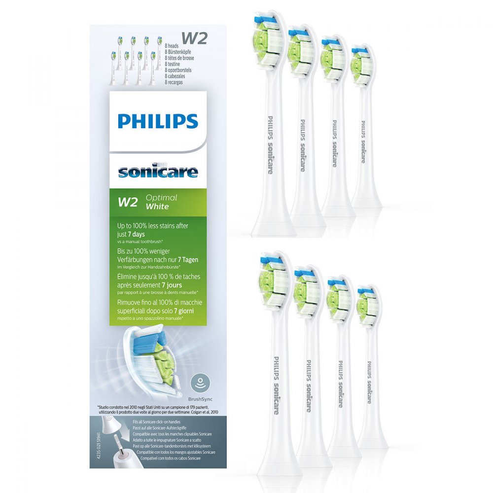 Philips Sonicare Optimal White Standard HX6068/12, 8ks