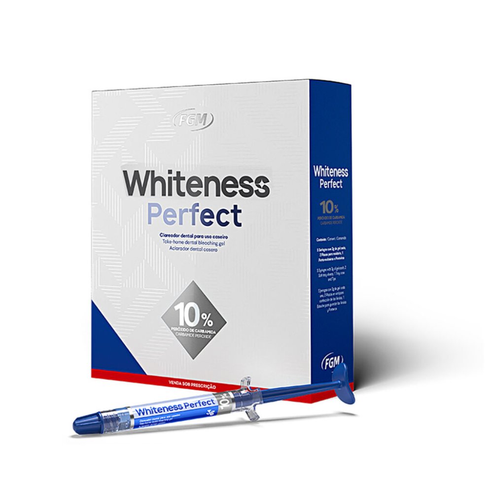 FGM Whiteness Perfect bělící gel FP 10% Kit, 5x3g