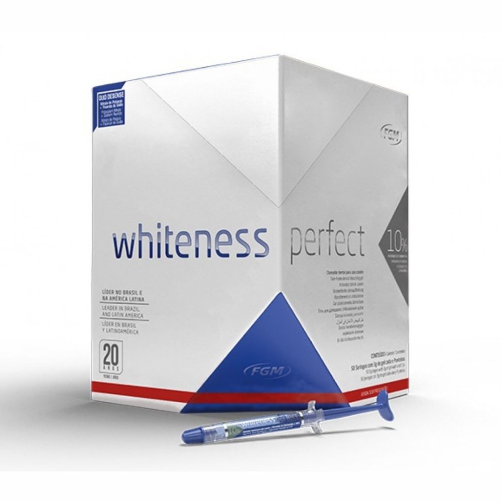 Levně FGM Whiteness Perfect bělící gel FP 10% Kit (5x3g)