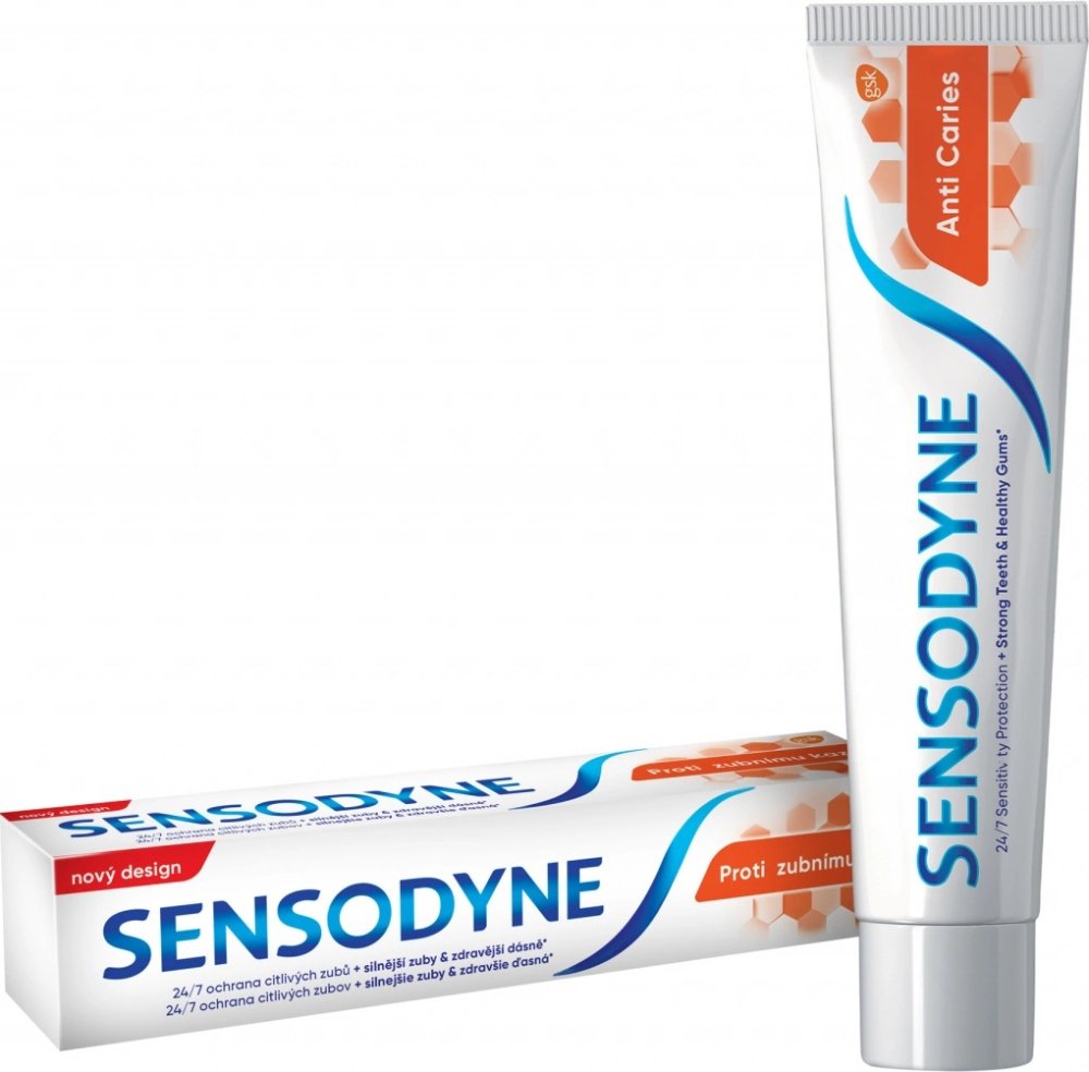 Sensodyne Proti zubnímu kazu zubní pasta s fluoridem pro citlivé zuby 75 ml