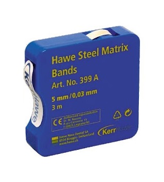 Levně Kerr Hawe Steel Matrix Bands páskové matrice 5 mm / 0,03 mm, 3m