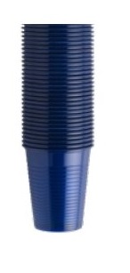 Dopla plastové kelímky (tmavě modré) 200ml, 100ks