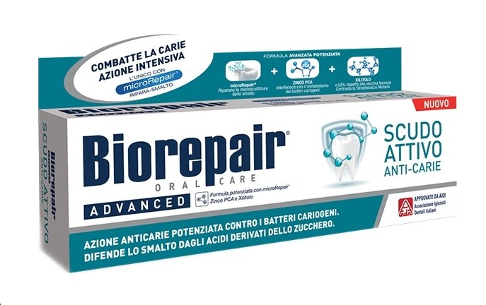 BioRepair Advanced Scudo Attivo zubní pasta, 75ml