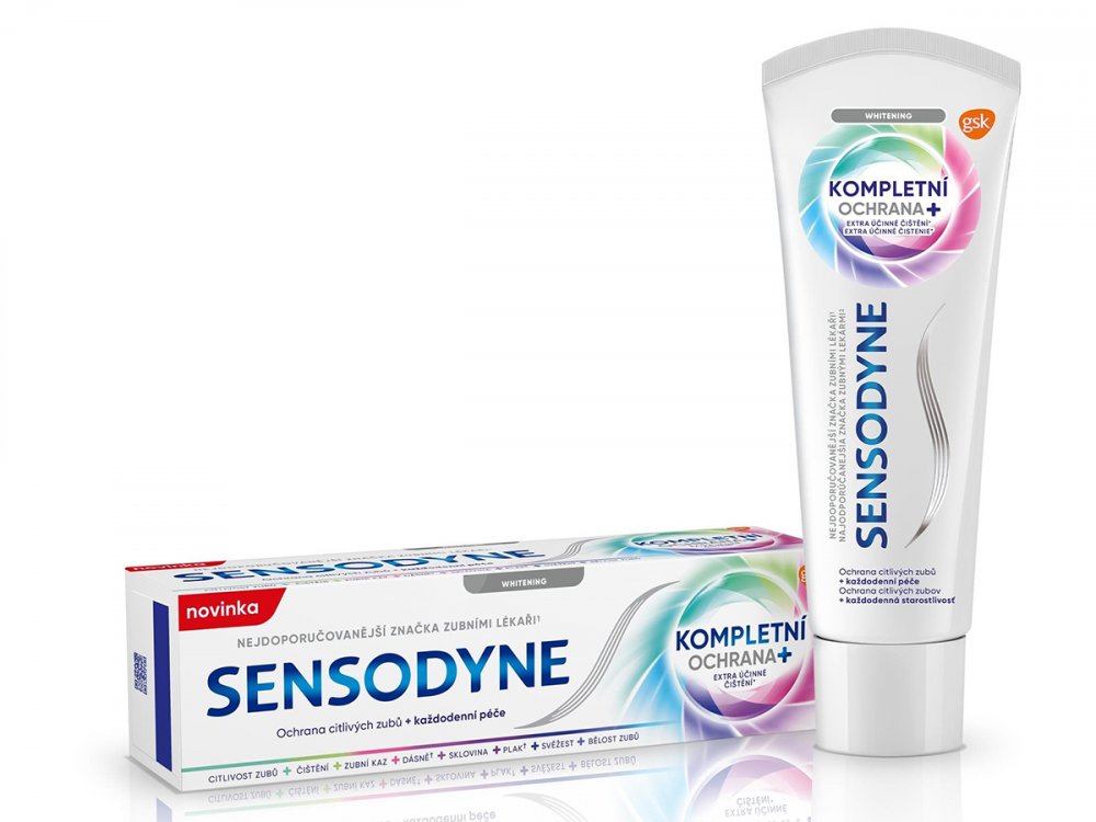 Sensodyne Kompletní Ochrana Whitening zubní pasta, 75ml