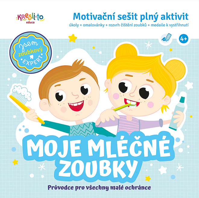 Levně Motivační sešit plný aktivit - Moje mléčné zoubky