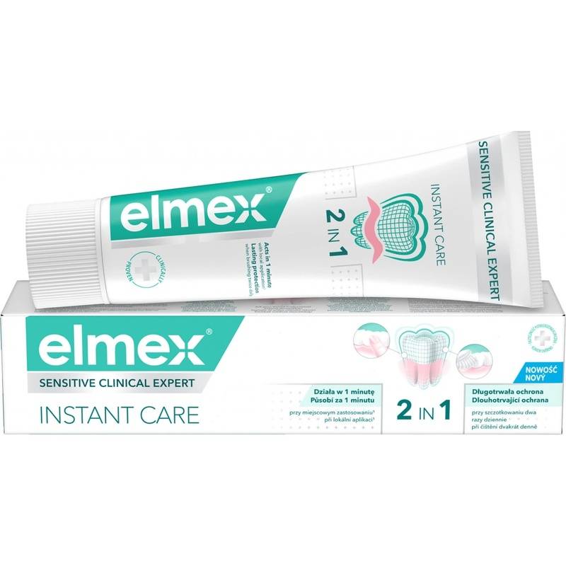 Elmex Sensitive Clinical Expert Instant Care zubní pasta, 75ml