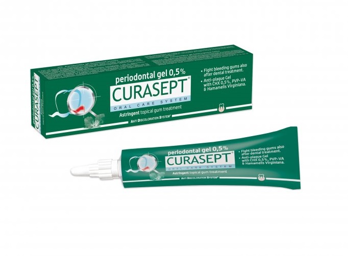 CURASEPT ADS Adstringent parodontální gel s CHX 0,5% + Hamamelis, 30ml