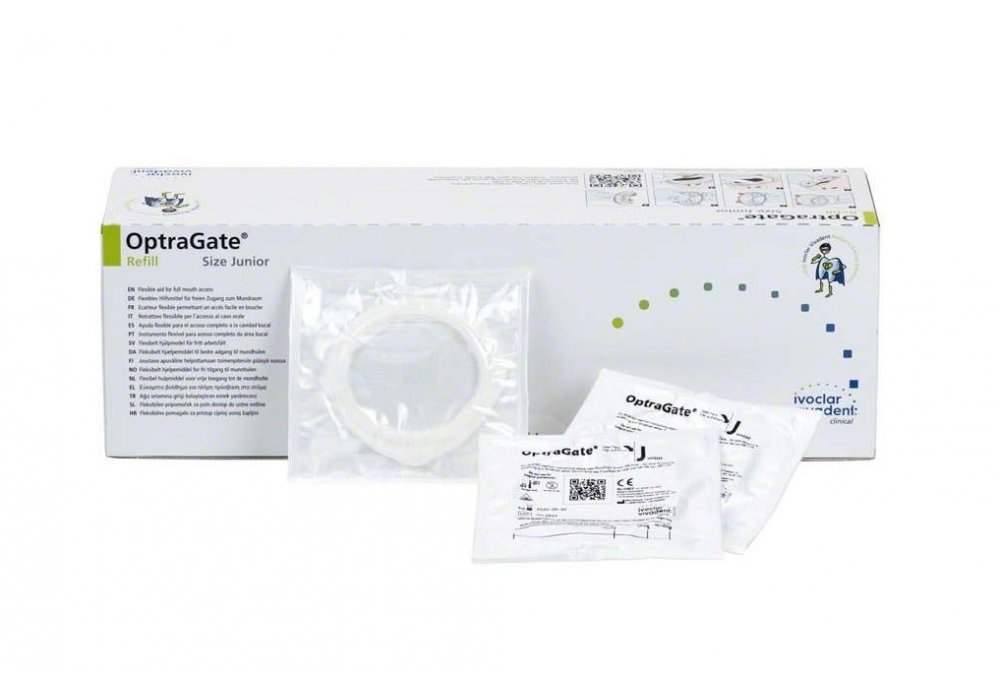 OptraGate Junior bezlatexový retraktor rtů a tváří (bílý), 80ks