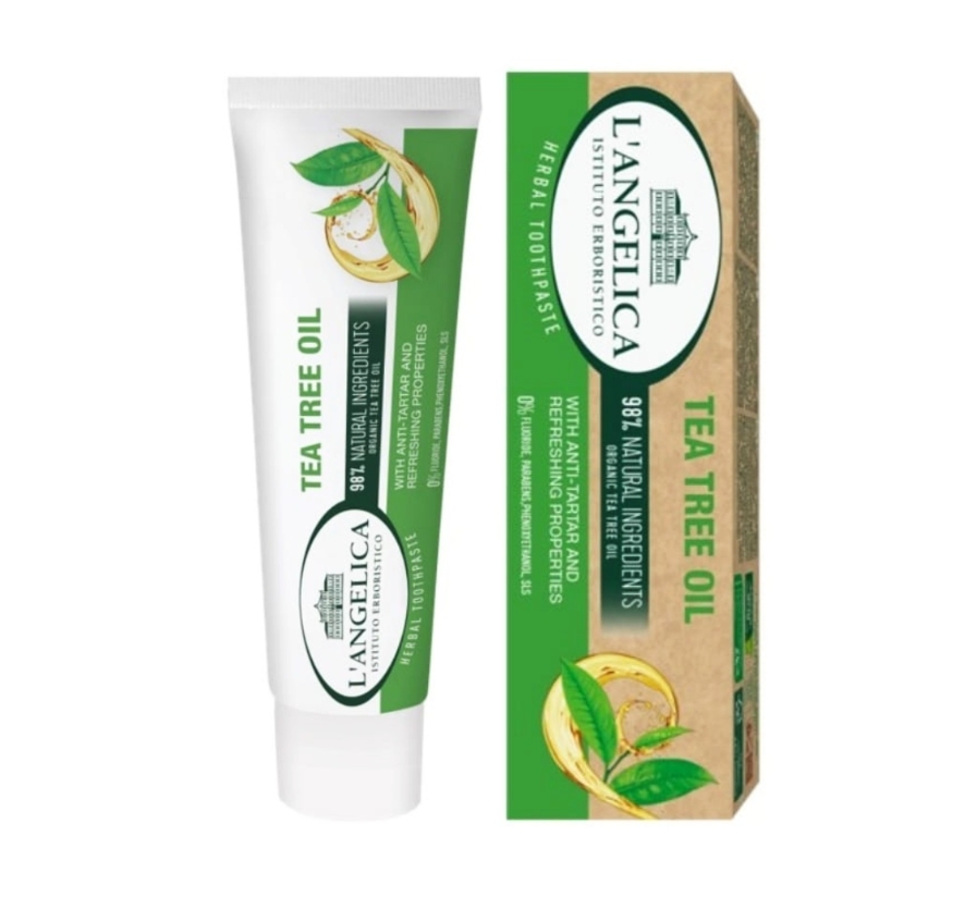 L'ANGELICA Tea tree Oil zubní pasta proti zubnímu kameni, 75ml