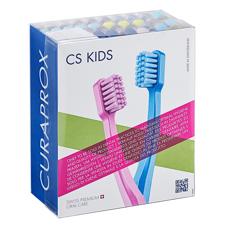Levně Curaprox CS 5500 Kids zubní dětský kartáček (4-12let) BOX, 36ks