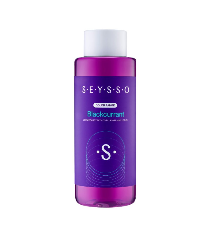 SEYSSO Blackcurrant refreshing ústní voda (mátovo-rybízová), 500ml