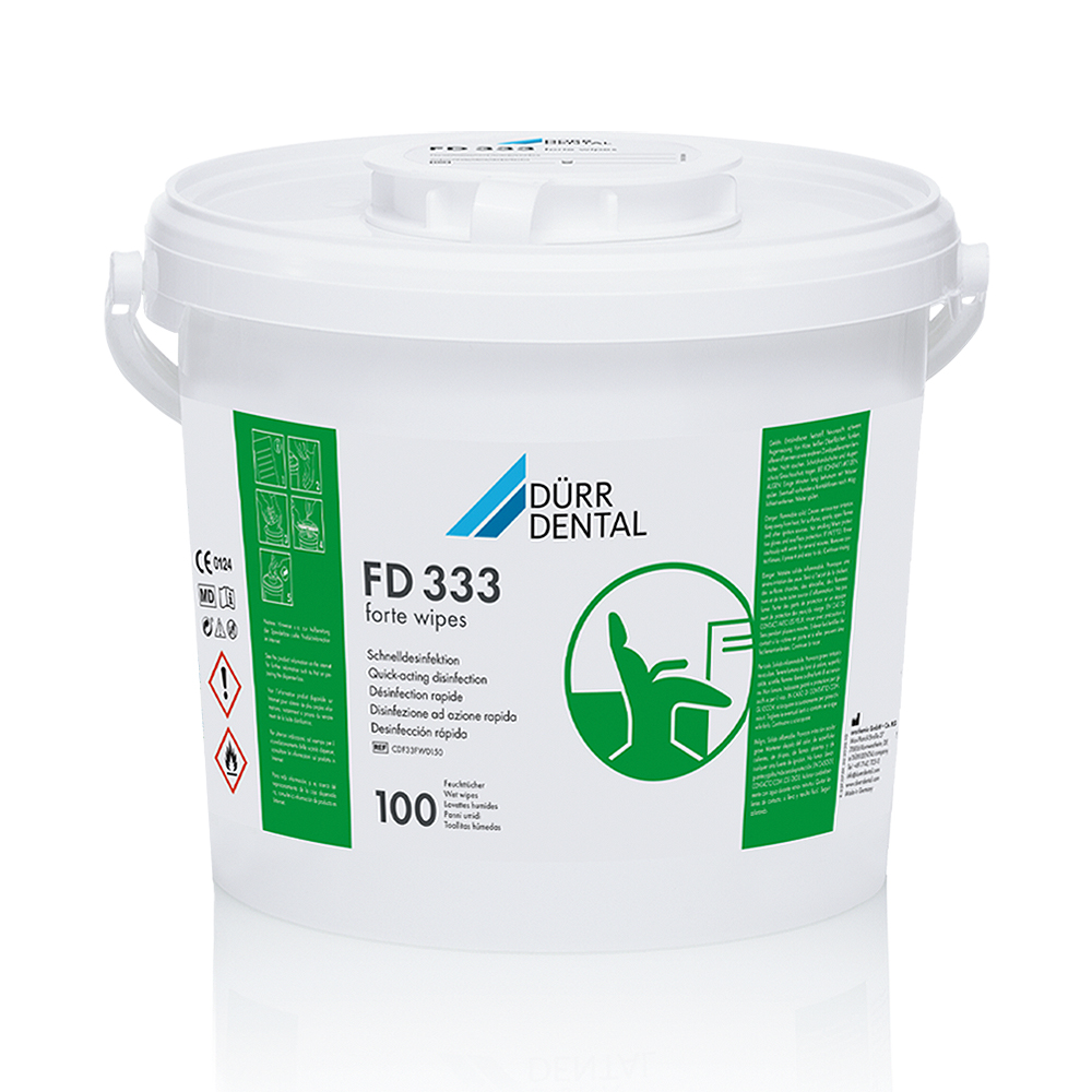 DÜRR FD 333 forte dezinfekční ubrousky (30x20cm), 100ks + box