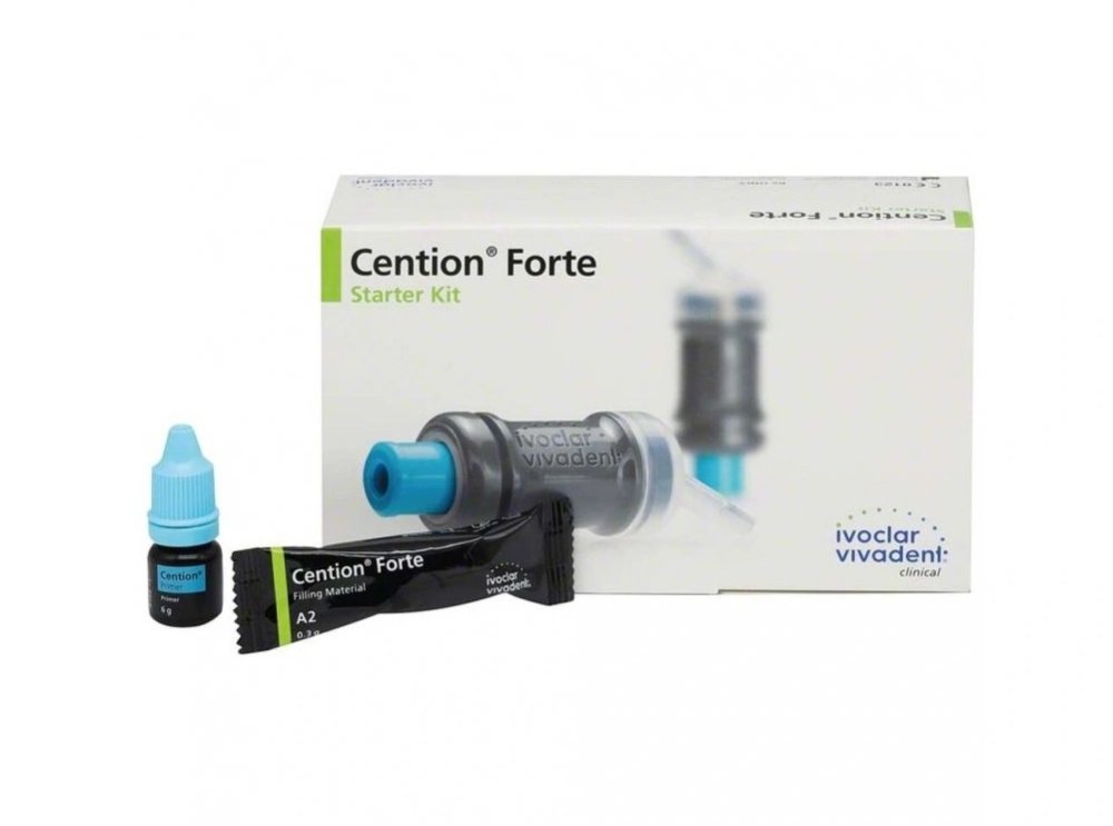 Cention Forte KIT skloionomerní výplňový materiál A2 (kapsle), 50x0,3g + Primer 6g