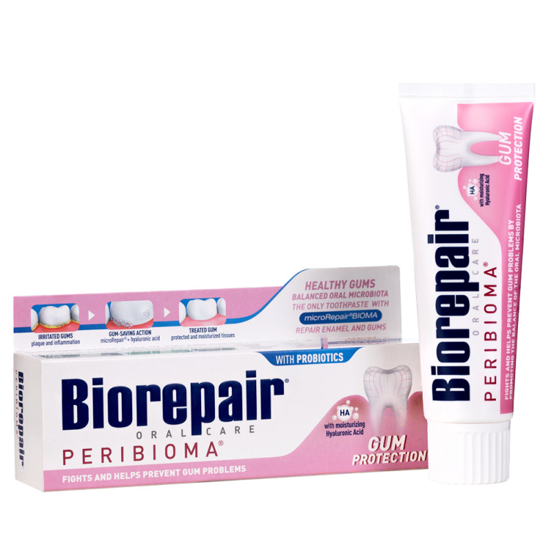 BioRepair GUM Protection zubní pasta pro ochranu dásní, 75ml