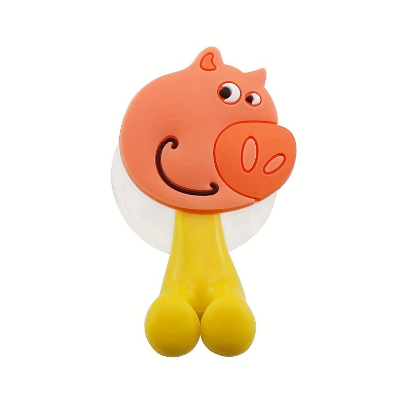 Levně Držák na zubní kartáček - prasátko, 1 ks