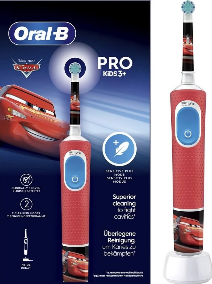 Oral-B Vitality Kids PRO elektrický zubní kartáček CARS