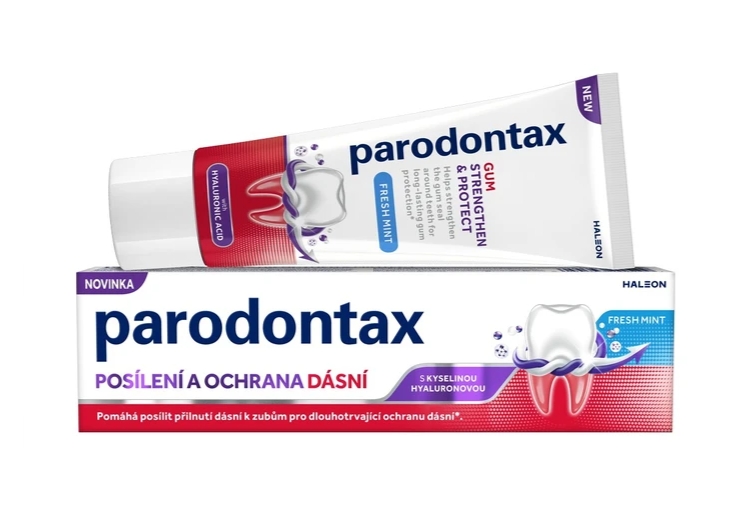 Parodontax Posílení a ochrana dásní zubní pasta s kys. hyaluronovou 75ml (Fresh Mint)