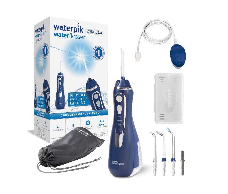 Waterpik Cordless Advanced 2.0 WP583 Blue ústní sprcha