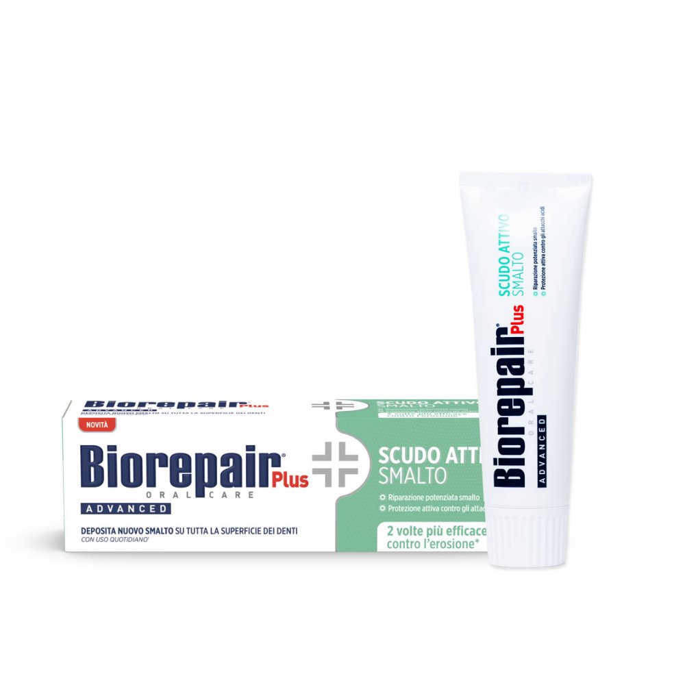 BioRepair Plus Advance Enamel Active Shield zubní pasta na citlivé zuby, 75ml