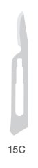 Wellsamed skalpelové carbonové čepelky fig. 15C, 100 ks