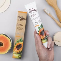 ECODENTA Organic Papaya bělící zubní pasta s extraktem z papáji, 75ml