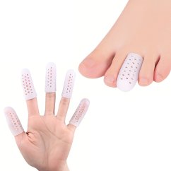 Ochranný silikonový návlek na prst (1 velikost, bílý), 2 ks