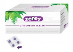 Zooby Plaque tablety na indikáciu povlaku, 250ks