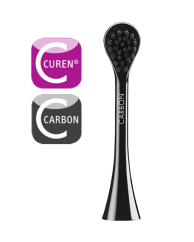 Curaprox Hydrosonic Carbon Black is White náhradní hlavice, 2 ks
