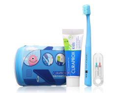 Curaprox Travel Set KIDS modrý