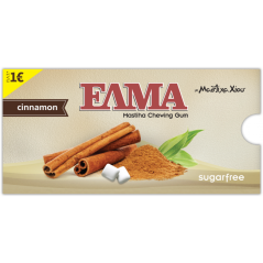 ELMA zvýkačky s mastichou Cinnamon, 10ks