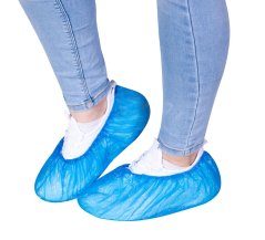 Zarys návleky na obuv jednorázové z polyetylenu (modré), 100ks