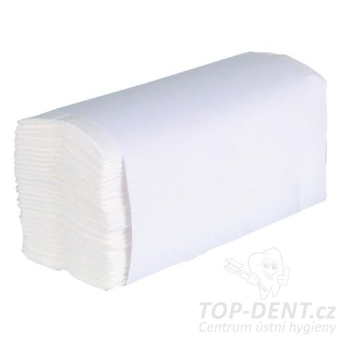 PURE papírové dvouvrstevné ručníky bílé 22x24cm, 20x160 ks