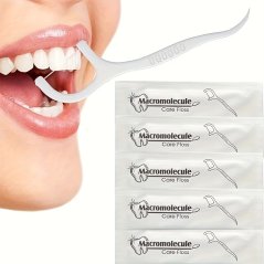 Dentálne mečíky s niťou jednotlivo balené, 50 ks