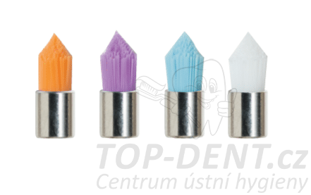 Premium Plus REGULAR Profylaktické nylonové kartáčky - špička (mix barev), 100ks