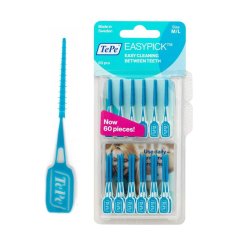 TEPE EasyPick dentální párátka M/L (modrá), 60ks