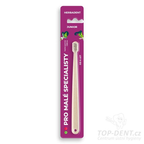 HerbaDent JUNIOR zubní kartáček s velmi jemnými vlákny 4* (neutral), 1 ks