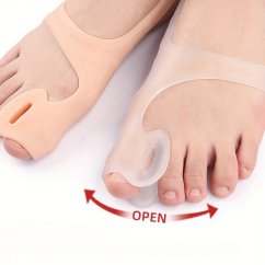 Gelový oddělovač palce Hallux s patou (béžový)