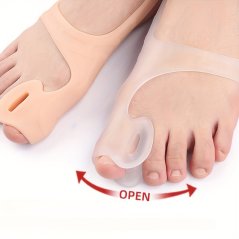 Gelový oddělovač palce Hallux s patou (béžový)