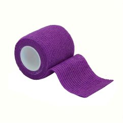 Samofixačná bandáž - 5 cm x 4,5 m (fialová), 1 ks