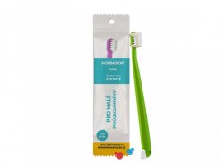 Herbadent KIDS zubní kartáček s ultra jemnými vlákny - zelený (sáček)
