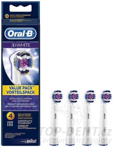 Oral-B 3D White EB 18-4 náhradní kartáčky, 4ks