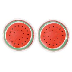 Chladivé/hrejivé vankúšiky okrúhle, 2 ks (melón)