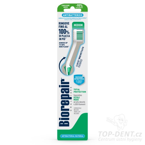 BioRepair Total zubní kartáček zahnutý (medium)