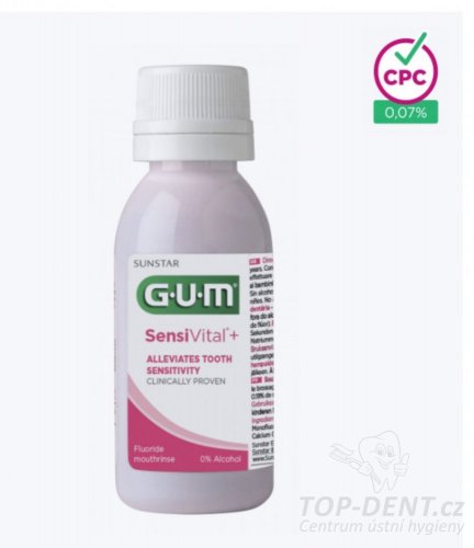 GUM SensiVital+ cestovní ústní voda, 30ml