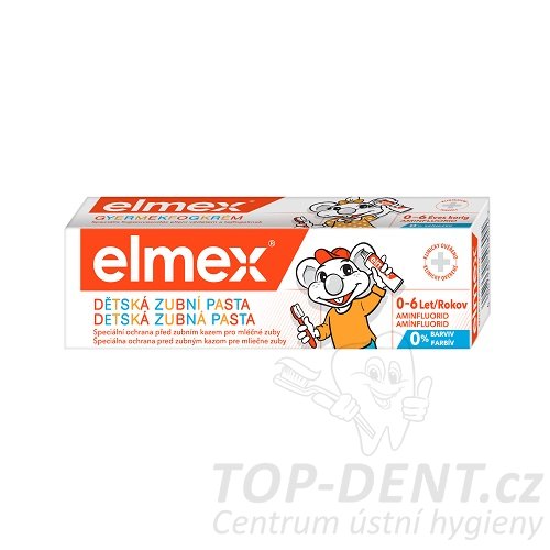Elmex dětská zubní pasta (do 6 let), 50ml