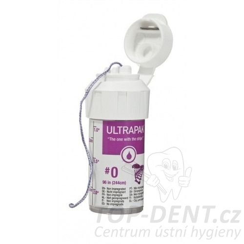 Ultradent Ultrapak CleanCut 0 retrakční vlákno (fialové), 244cm