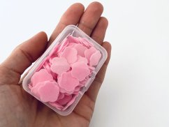 Cestovní mýdlo v pouzdře květiny, 100 ks (růže)